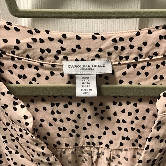 Carolina Belle Blouse 1X - Picture 4 of 6